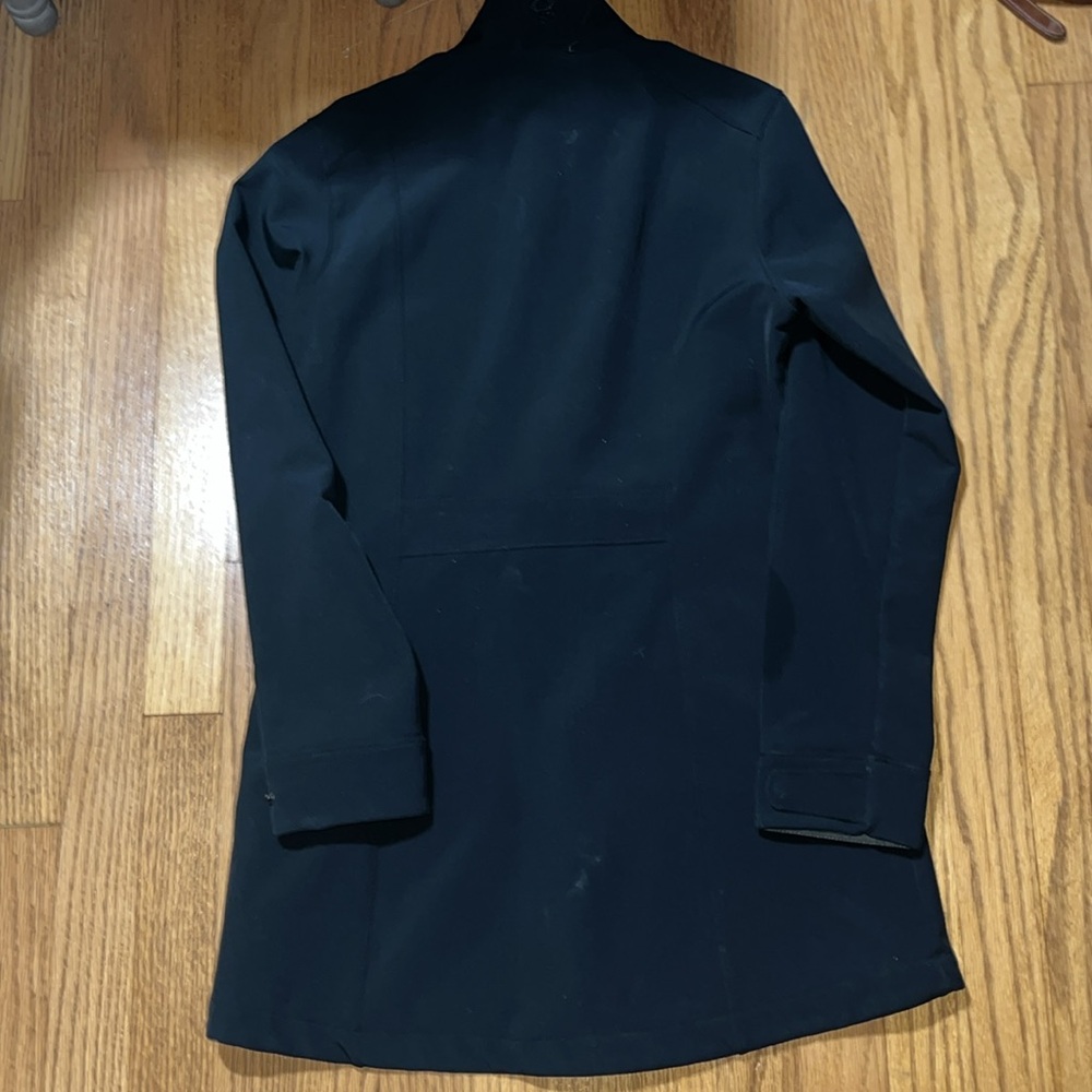 Chic Black Longline Jacket - Picture 2 of 4